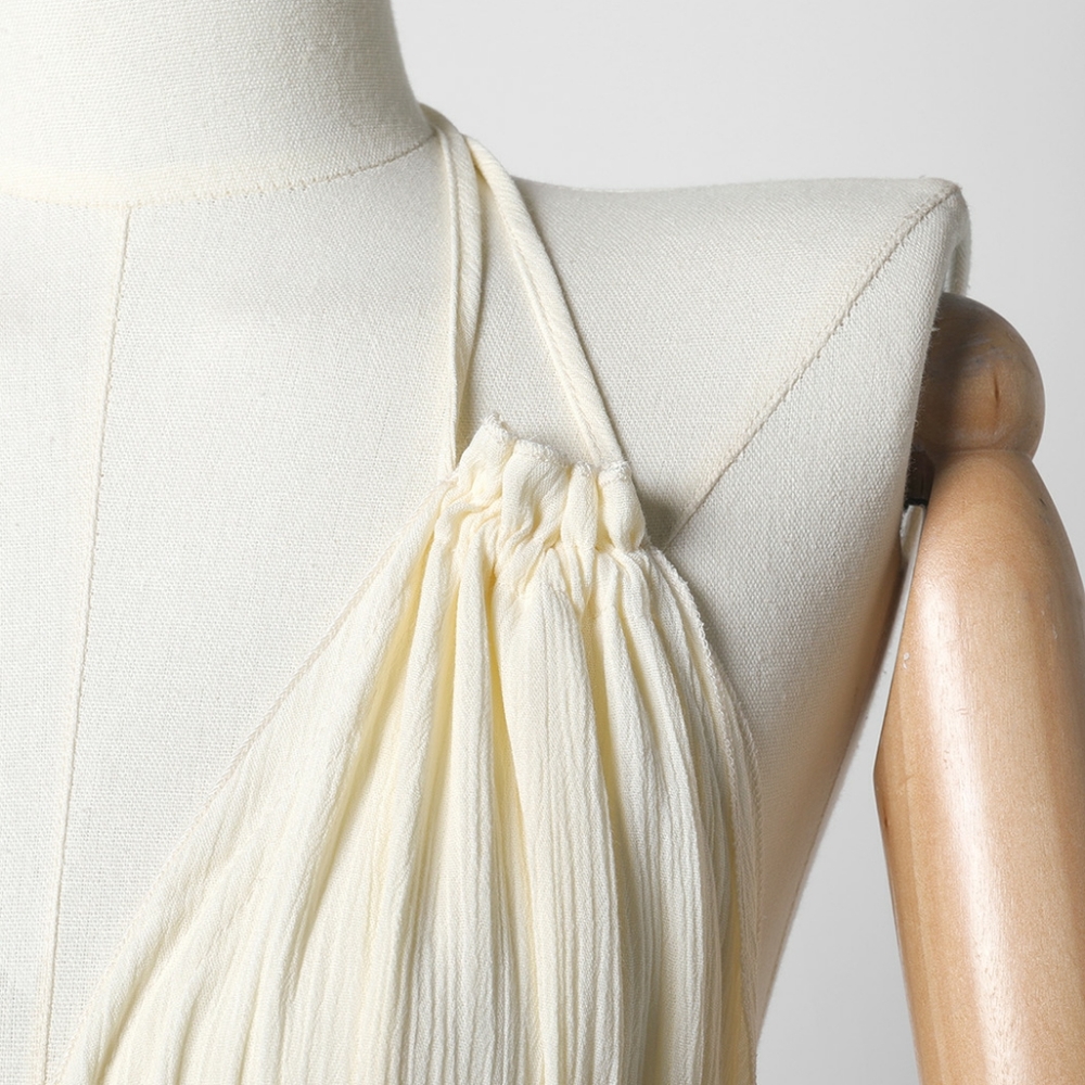 **FP Cream Boho Halter Mini Dress - Picture 13 of 15